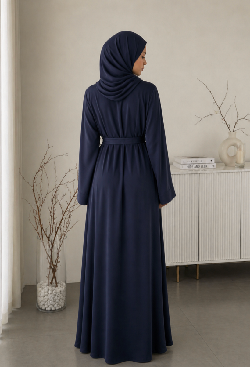 Abaya mit Gürtel
