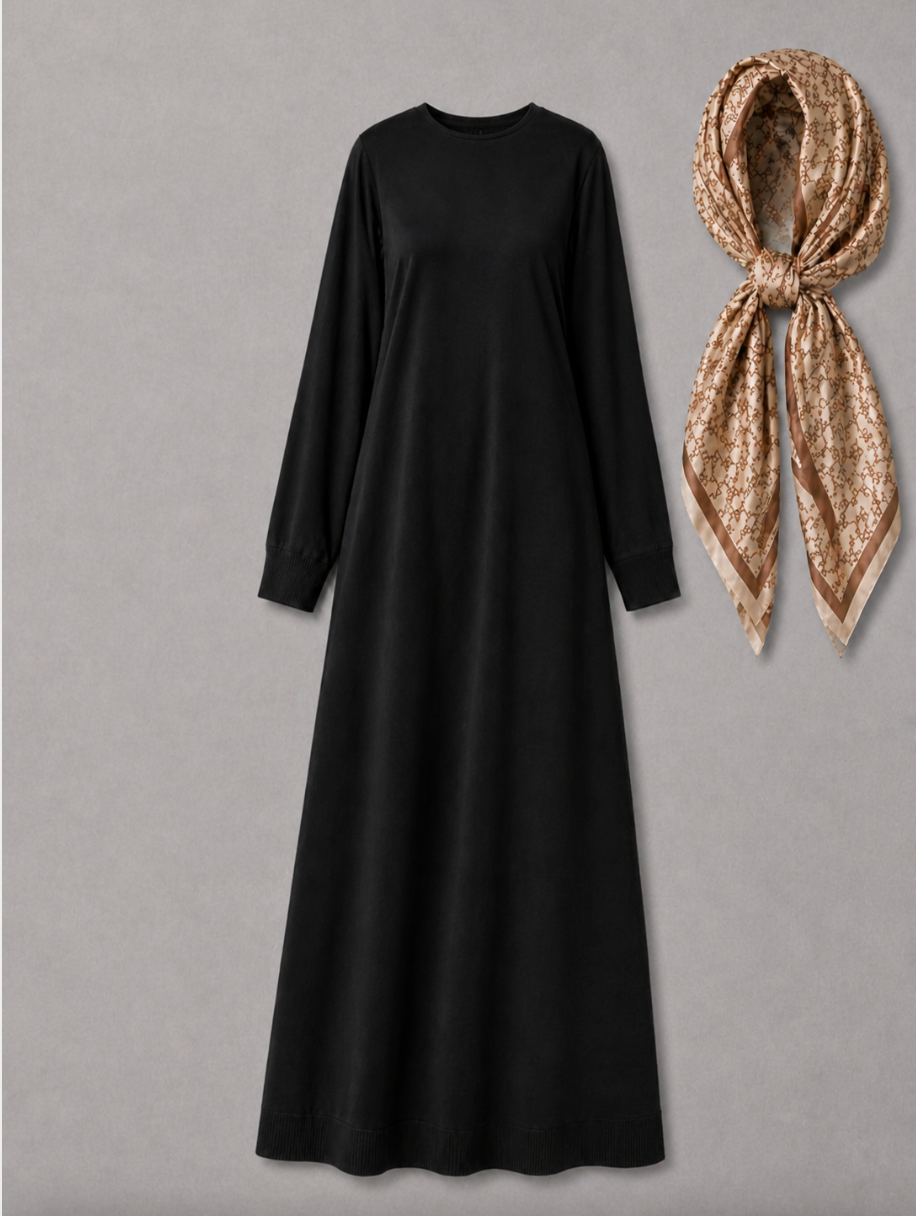 Abaya + Kopftuch